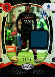 Rafael  Leao - Milan - Panini Chronicles Soccer Certified Silver Relic 21/49