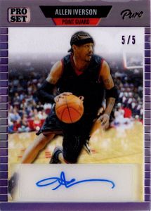 Allen  Iverson - Leaf Pro Set Pure 5/5