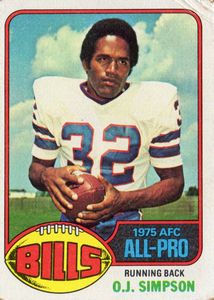 OJ  Simpson : Buffalo Bills  - Asta Pop Culture / Memorabilia e Card - Associazione Nazionale - Case d'Asta italiane