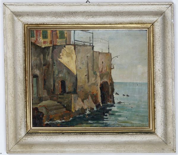 Mario Matini (1911-1988) Boccadasse  - Asta Antiquariato e dipinti - Associazione Nazionale - Case d'Asta italiane