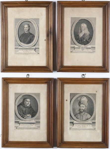 4 piccole stampe su carta  - Asta Antiquariato e dipinti - Associazione Nazionale - Case d'Asta italiane