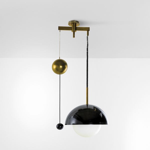 ANGELO LELII : Lampada a sospensione mod. 12963  - Asta Design 200 - Associazione Nazionale - Case d'Asta italiane