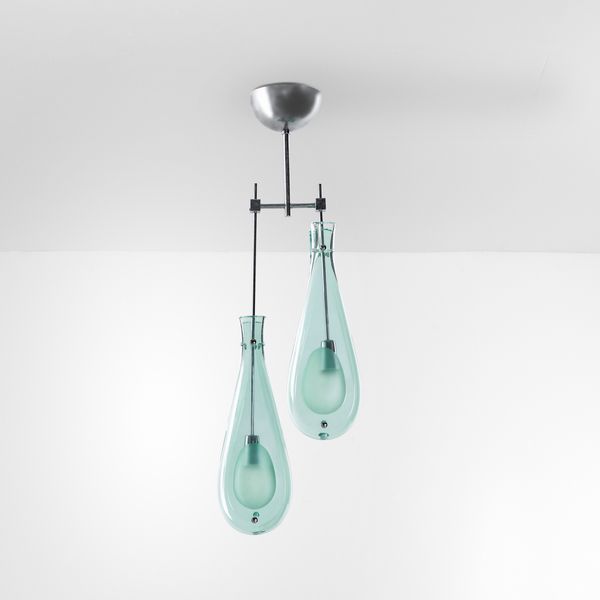 MAX INGRAND : Lampada a sospensione mod. 2259/2<BR>  - Asta Design 200 - Associazione Nazionale - Case d'Asta italiane