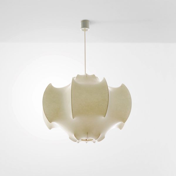 ACHILLE E PIERGIACOMO CASTIGLIONI : Lampada a sospensione mod. Viscontea  - Asta Design 200 - Associazione Nazionale - Case d'Asta italiane