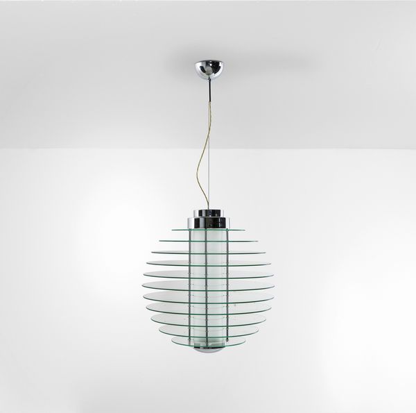 GIO PONTI : Lampada a sospensione mod. 0024  - Asta Design 200 - Associazione Nazionale - Case d'Asta italiane