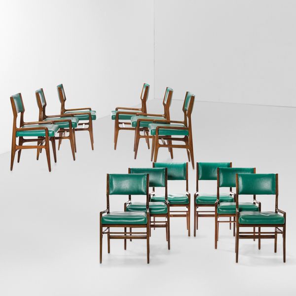 GIO PONTI : Dodici sedie  - Asta Design 200 - Associazione Nazionale - Case d'Asta italiane