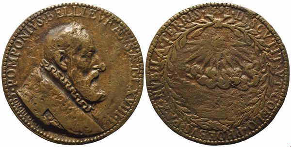 Conrad Bloc : Ponponio  - Asta Placchette e medaglie dal XIV al XIX secolo - Associazione Nazionale - Case d'Asta italiane