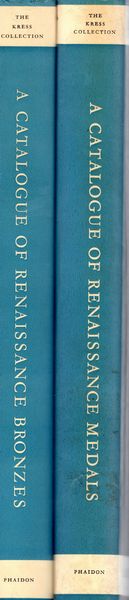 HILL G. F. – POLLARD  G. – HENNESSY J. P. – Renaissance Medals from the Samuel H. Kress collection at the National Gallery of Art. – Renaissance bronzes  Relief . Plaquettes – Statuettes – Utensils and Mortars. London, 1965 – 1967.  2 vol. completi.  - Asta Placchette e medaglie dal XIV al XIX secolo - Associazione Nazionale - Case d'Asta italiane