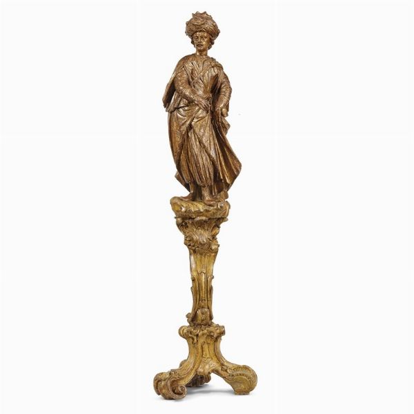 FIGURA DI TURCO, VENEZIA, SECOLO XVIII  - Asta MOBILI E OGGETTI D'ARTE DA COLLEZIONI PRIVATE - Associazione Nazionale - Case d'Asta italiane