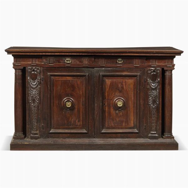 CREDENZA, FIRENZE, INIZI SECOLO XVII  - Asta MOBILI E OGGETTI D'ARTE DA COLLEZIONI PRIVATE - Associazione Nazionale - Case d'Asta italiane