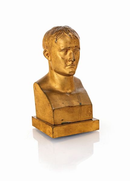 Piccolo busto di Napoleone in bronzo dorato, da Antonio Canova  - Asta Antiquariato - Mobili, Sculture e Oggetti d'Arte - Associazione Nazionale - Case d'Asta italiane