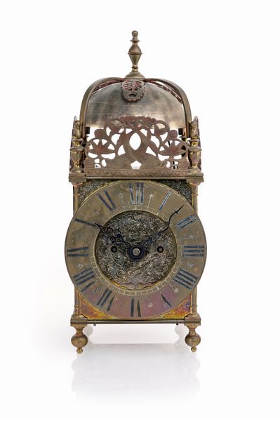 Orologio a lanterna in ottone, XIX secolo  - Asta Antiquariato - Mobili, Sculture e Oggetti d'Arte - Associazione Nazionale - Case d'Asta italiane