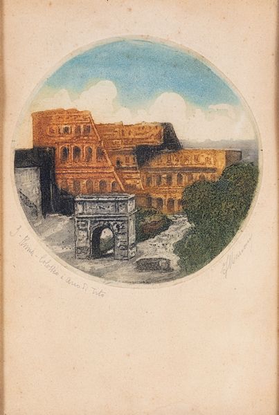 Federico Marioni : a) Colosseo  b) Trinità dei Monti  - Asta Antiquariato - Mobili, Sculture e Oggetti d'Arte - Associazione Nazionale - Case d'Asta italiane