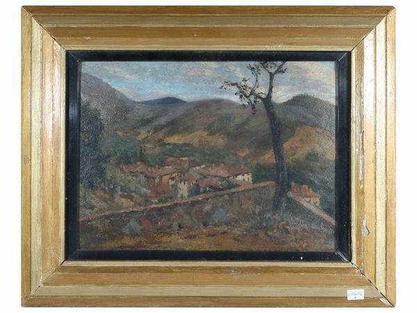 Adolfo Tommasi : Scorcio campestre  - Asta Arte Moderna e Contemporanea - Associazione Nazionale - Case d'Asta italiane