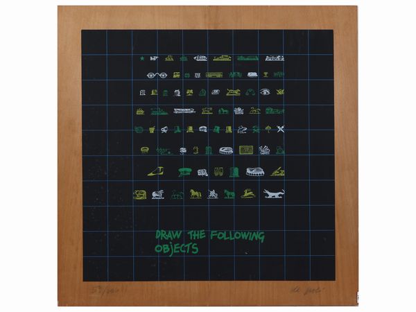 Fabio De Poli : Draw the following objects - Draw the house  - Asta Arte Moderna e Contemporanea - Associazione Nazionale - Case d'Asta italiane