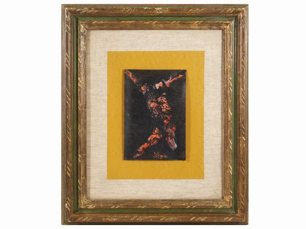 Felice Filippini : Cristo crocifisso  - Asta Arte Moderna e Contemporanea - Associazione Nazionale - Case d'Asta italiane