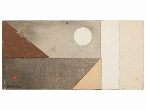 Osvaldo Medici Del Vascello - Studio III 1975 - Marina - Schermo lontano VII 1975