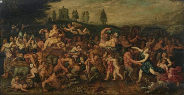 FRANCKEN  FRANZ  (1542 - 1616) : Seguace di. La processione di Bacco  - Asta Asta 423 | ARTE ANTICA E DEL XIX SECOLO Online - Associazione Nazionale - Case d'Asta italiane