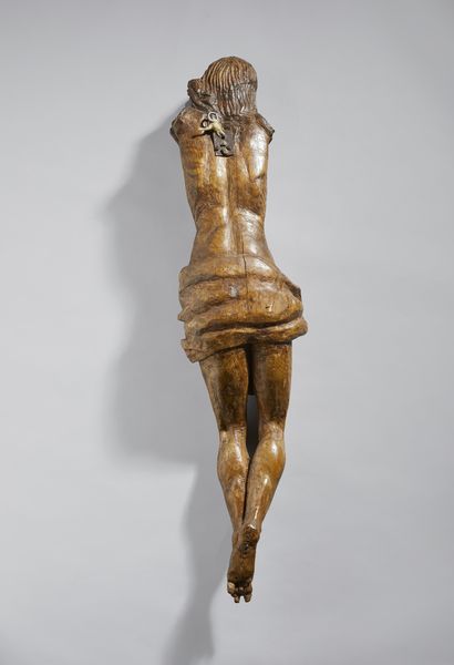 SCULTORE DEL XVII SECOLO : Grande Corpus Christi in legno scolpito  - Asta Asta 423 | ARTE ANTICA E DEL XIX SECOLO Online - Associazione Nazionale - Case d'Asta italiane