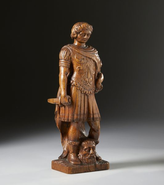 SCULTORE FIAMMINGO O DELLA FRANCIA SETTENTRIONALE, XVII SECOLO : Scultura in legno scolpito raffigurante David con la testa di Golia  - Asta Asta 423 | ARTE ANTICA E DEL XIX SECOLO Online - Associazione Nazionale - Case d'Asta italiane