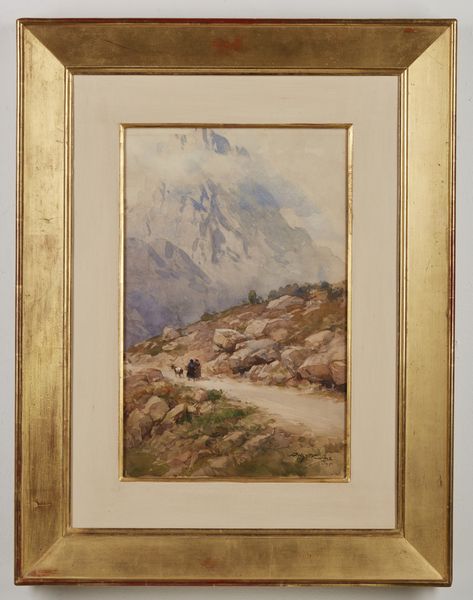 BELTRAME ACHILLE (1871 - 1945) : Sulla strada di montagna  - Asta Asta 423 | ARTE ANTICA E DEL XIX SECOLO Online - Associazione Nazionale - Case d'Asta italiane