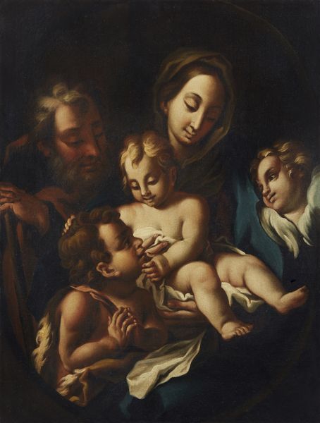 ARTISTA LOMBARDO DEL XVII SECOLO : Sacra famiglia  - Asta Asta 423 | ARTE ANTICA E DEL XIX SECOLO Online - Associazione Nazionale - Case d'Asta italiane