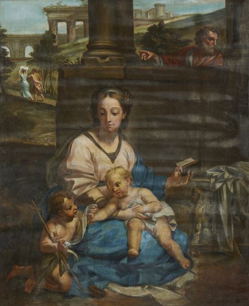 ARTISTA DEL XVII SECOLO : Madonna con Bambino e San Giovannino  - Asta Asta 423 | ARTE ANTICA E DEL XIX SECOLO Online - Associazione Nazionale - Case d'Asta italiane