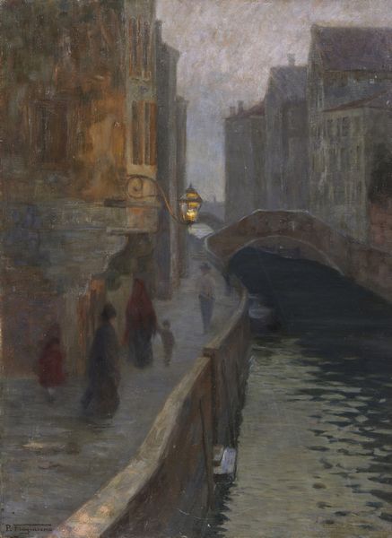 FRAGIACOMO PIETRO (1856 - 1922) : Canale a Venezia (Inverno)  - Asta Asta 423 | ARTE ANTICA E DEL XIX SECOLO Online - Associazione Nazionale - Case d'Asta italiane