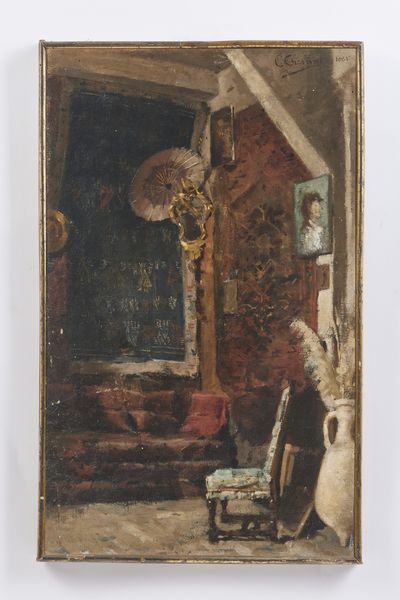 CRESSINI CARLO (1864 - 1938) : Scena di interno  - Asta Asta 423 | ARTE ANTICA E DEL XIX SECOLO Online - Associazione Nazionale - Case d'Asta italiane