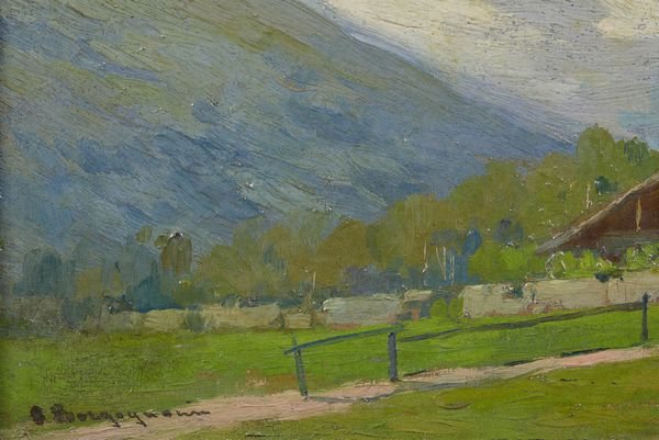 BORGOGNONI ROMEO (1875 - 1944) : Paesaggio di montagna  - Asta Asta 423 | ARTE ANTICA E DEL XIX SECOLO Online - Associazione Nazionale - Case d'Asta italiane