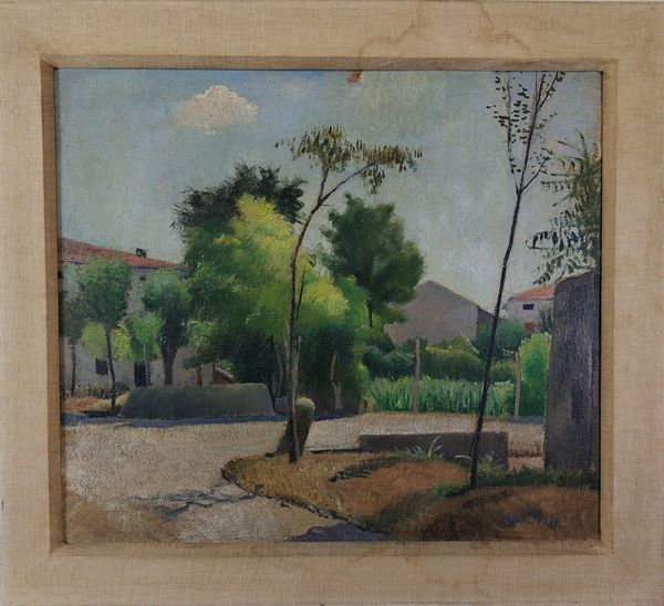 PIGATO ORAZIO  (1896 - 1966) : Attribuito a. Strada, mulini S. Michele  - Asta Asta 423 | ARTE ANTICA E DEL XIX SECOLO Online - Associazione Nazionale - Case d'Asta italiane