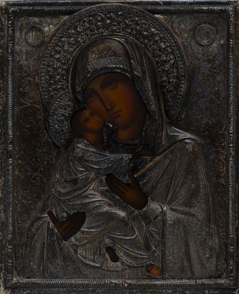 ICONA RUSSA : Madonna di Vladimir  - Asta Asta 423 | ARTE ANTICA E DEL XIX SECOLO Online - Associazione Nazionale - Case d'Asta italiane