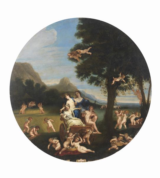 ALBANI FRANCESCO (1578 - 1660) : Ambito di. Allegoria della Terra  - Asta Asta 423 | ARTE ANTICA E DEL XIX SECOLO Online - Associazione Nazionale - Case d'Asta italiane