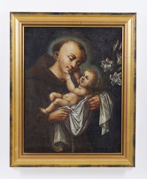 ARTISTA DEL XVII SECOLO : Sant'Antonio da Padova con bambino  - Asta Asta 423 | ARTE ANTICA E DEL XIX SECOLO Online - Associazione Nazionale - Case d'Asta italiane