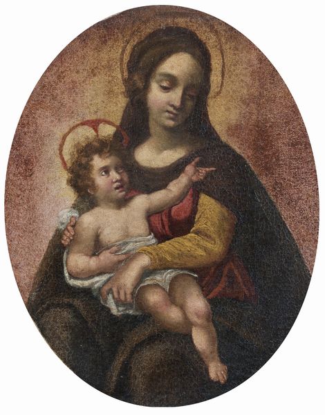 ARTISTA DEL XVII SECOLO : Madonna con Bambino  - Asta Asta 423 | ARTE ANTICA E DEL XIX SECOLO Online - Associazione Nazionale - Case d'Asta italiane