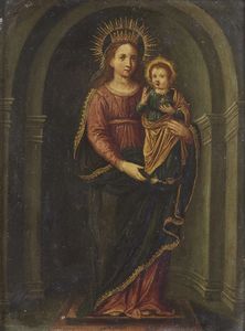 ARTISTA DEL XVI SECOLO - Madonna con Bambino