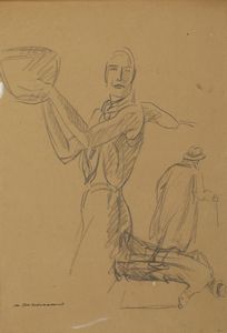 DUDOVICH MARCELLO (1878 - 1962) : Studio di figure  - Asta Asta 423 | ARTE ANTICA E DEL XIX SECOLO Online - Associazione Nazionale - Case d'Asta italiane