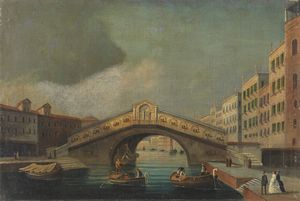 ARTISTA DEL XIX SECOLO : Veduta di Venezia  - Asta Asta 423 | ARTE ANTICA E DEL XIX SECOLO Online - Associazione Nazionale - Case d'Asta italiane