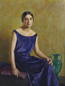 GALANTI PIERO (1885 - 1973) - Ritratto di donna