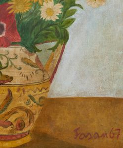 FASAN ANTONIO (1902 - 1985) : Vaso di fiori  - Asta Asta 423 | ARTE ANTICA E DEL XIX SECOLO Online - Associazione Nazionale - Case d'Asta italiane