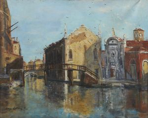 BELLONI SERGE (1925 - 2005) - Scorcio veneziano