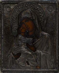 ICONA RUSSA - Madonna di Vladimir