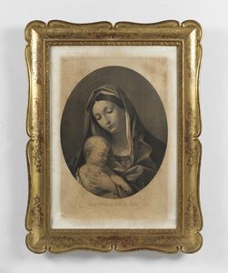 GUADAGNINI ANACLETO (1832 - 1919) : Madonna di Guido Reni  - Asta Asta 423 | ARTE ANTICA E DEL XIX SECOLO Online - Associazione Nazionale - Case d'Asta italiane