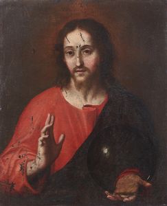 ARTISTA DEL XVII SECOLO - Salvator Mundi