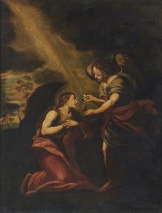 ARTISTA DEL XVII-XVIII SECOLO - Comunione di Maria Maddalena