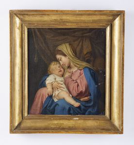 ARTISTA DEL XVIII SECOLO : Madonna con Bambino  - Asta Asta 423 | ARTE ANTICA E DEL XIX SECOLO Online - Associazione Nazionale - Case d'Asta italiane