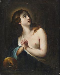 ARTISTA DEL XVIII SECOLO : Maddalena penitente  - Asta Asta 423 | ARTE ANTICA E DEL XIX SECOLO Online - Associazione Nazionale - Case d'Asta italiane