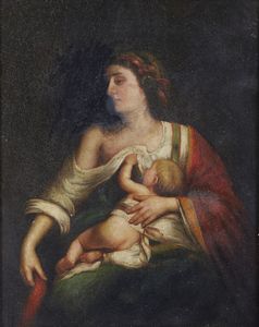 ARTISTA DEL XIX SECOLO - Allegoria della Carit