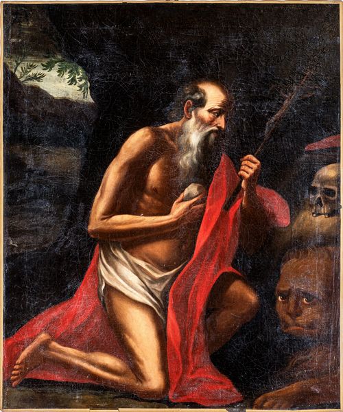 Scuola italiana del XVIII secolo : San Girolamo  - Asta Dipinti antichi - Associazione Nazionale - Case d'Asta italiane