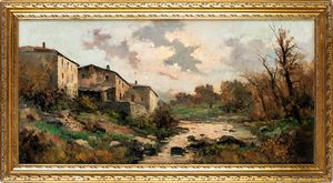 Ercole Magrotti - paesaggio lombardo